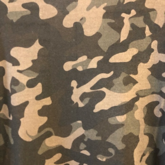 Camo Long Cardigan Medium - Picture 4 of 5